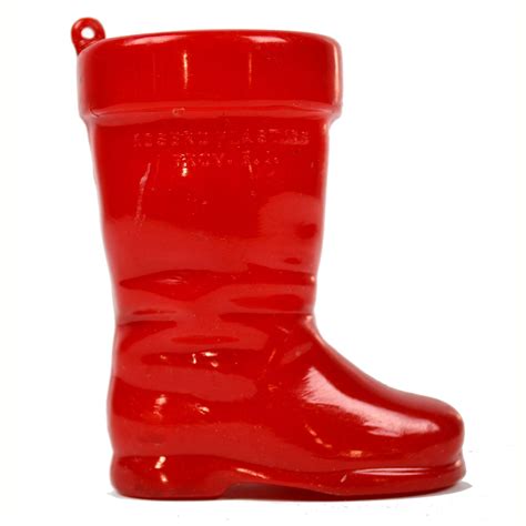 plastic santa boots